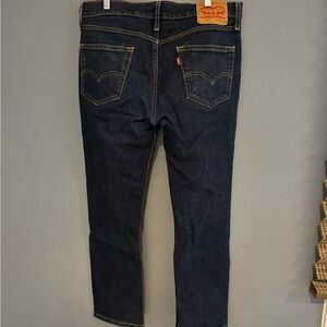 Levi's Men's Dark Blue Straight Jeans